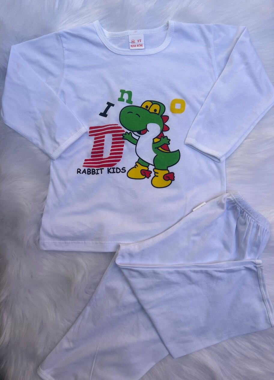(16-20) Combo 5 bộ thun tay dài 100%cotton
