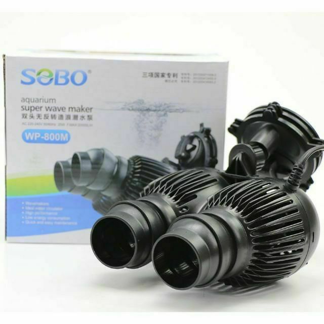 Máy thổi luồng sobo wp-800m 25w 2 đầu cho hồ cá. phụ kiện hồ cá máy thổi luồng sobo. hàng chính hãng
