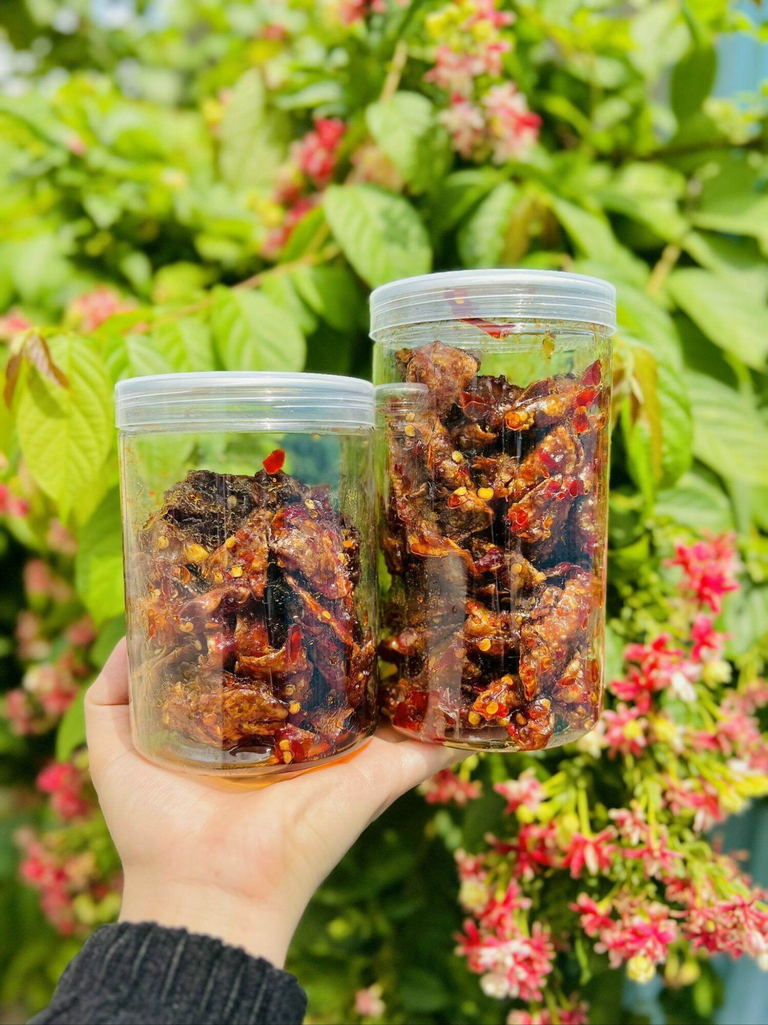 300g Mực rim sa tế ăn liền, mực rim sa tế nguyên con