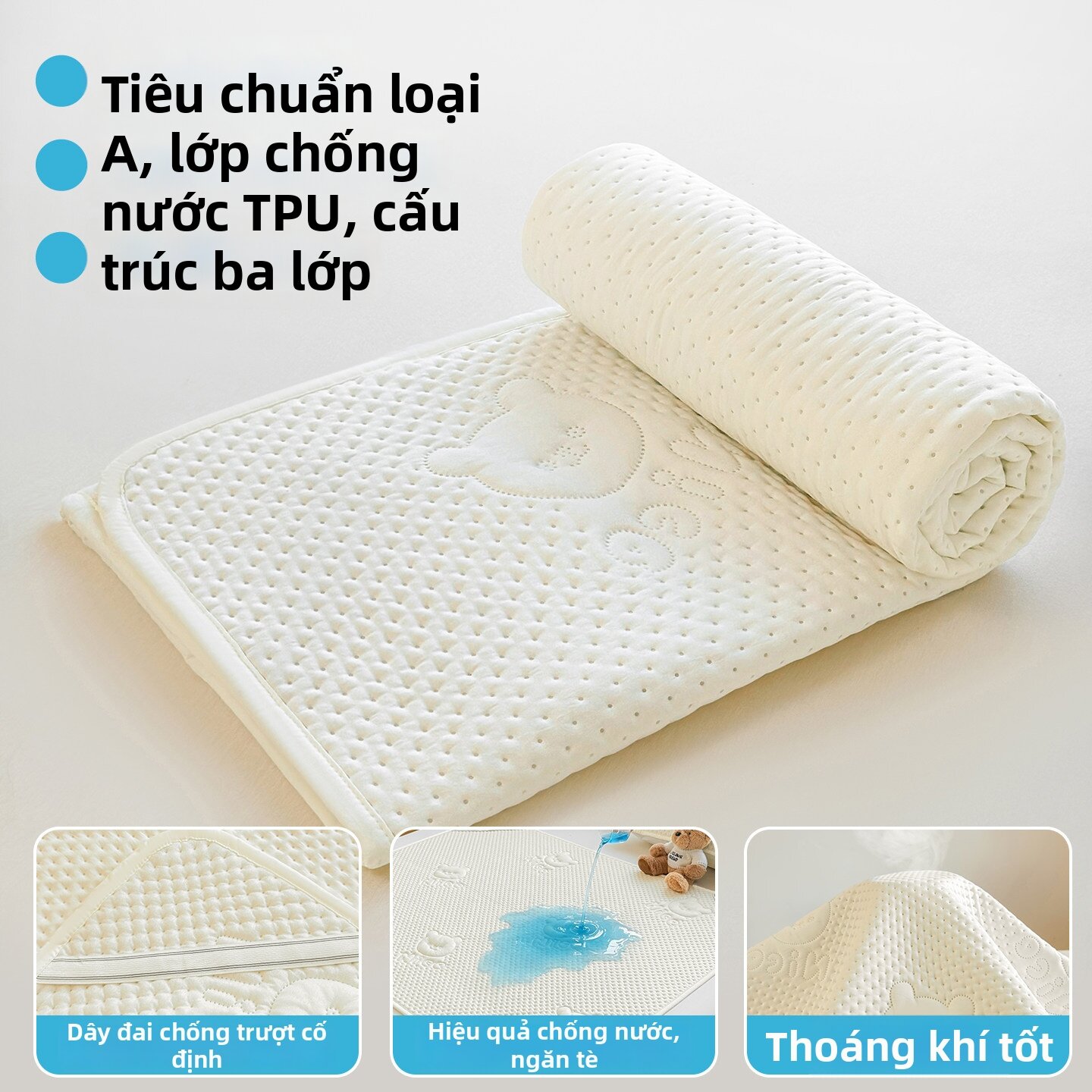 HAOMIAN | Thảm Em Bé Chống Thấm Lớn