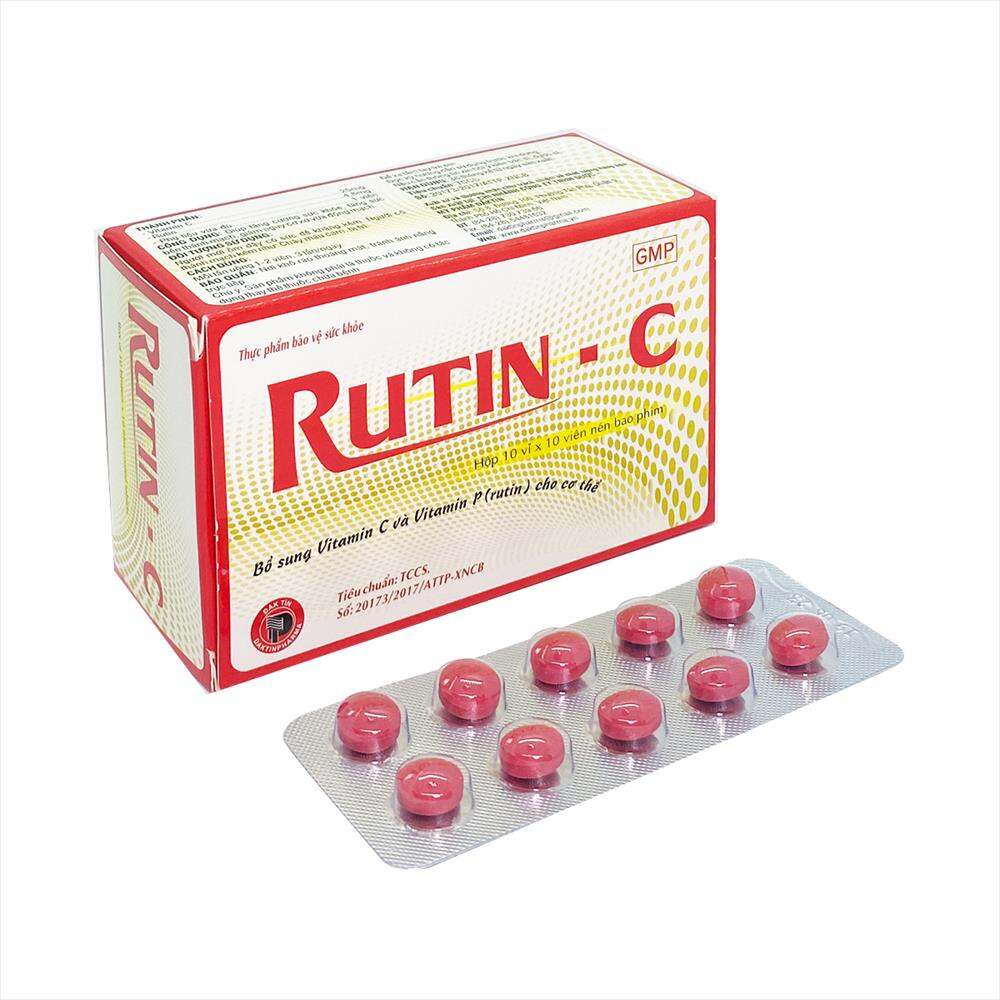 VIÊN UỐNG RUTIN C HỘP 100 VIÊN