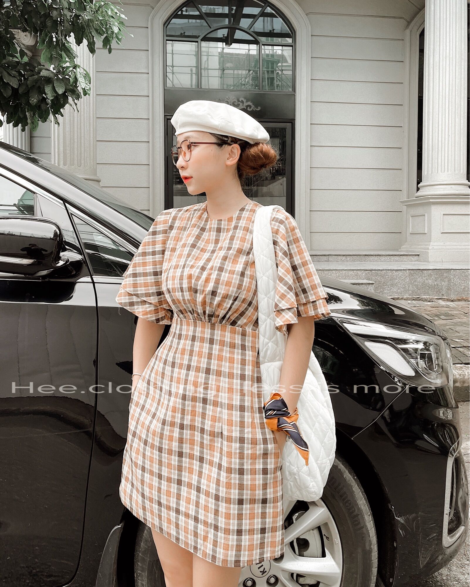 Đầm ngắn tay cánh tiên form A