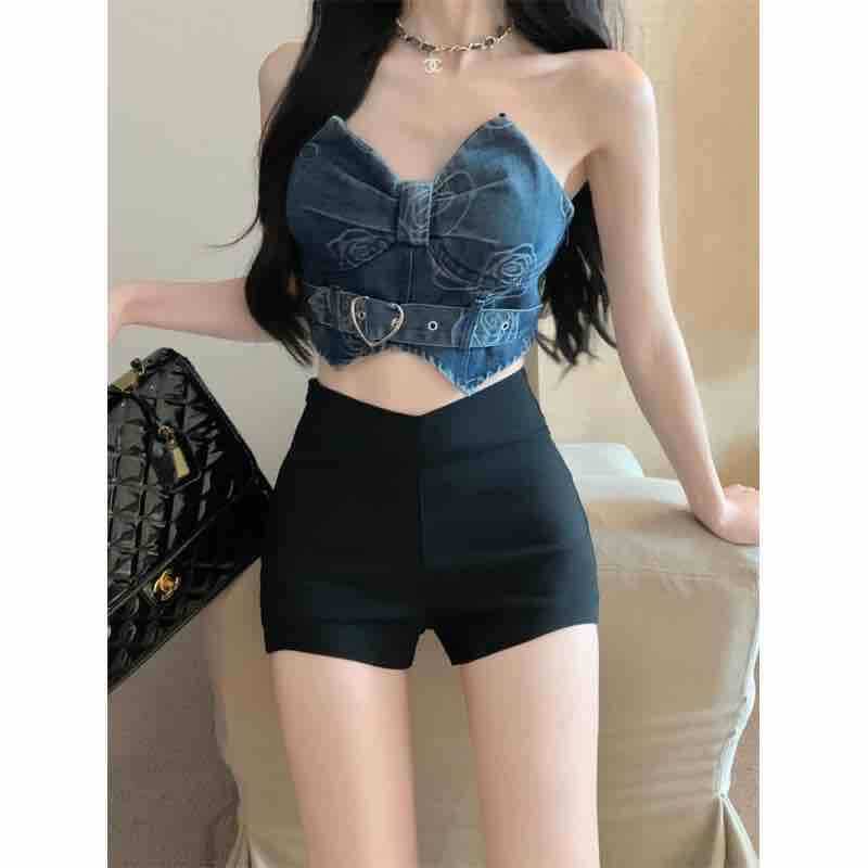 Quần short ngắn ôm lưng cao chất umi siêu đẹp
