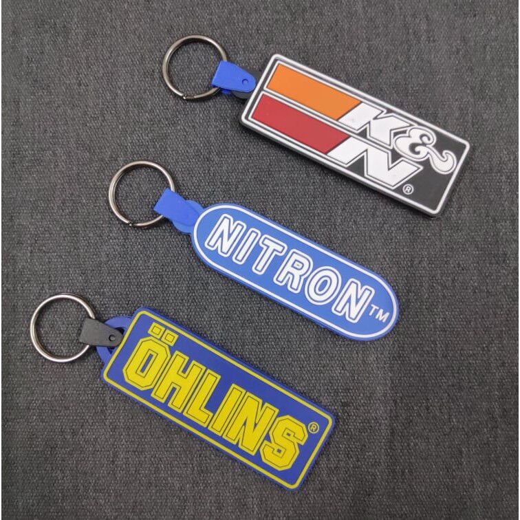 Móc khoá xe máy nitron ohlins k&n