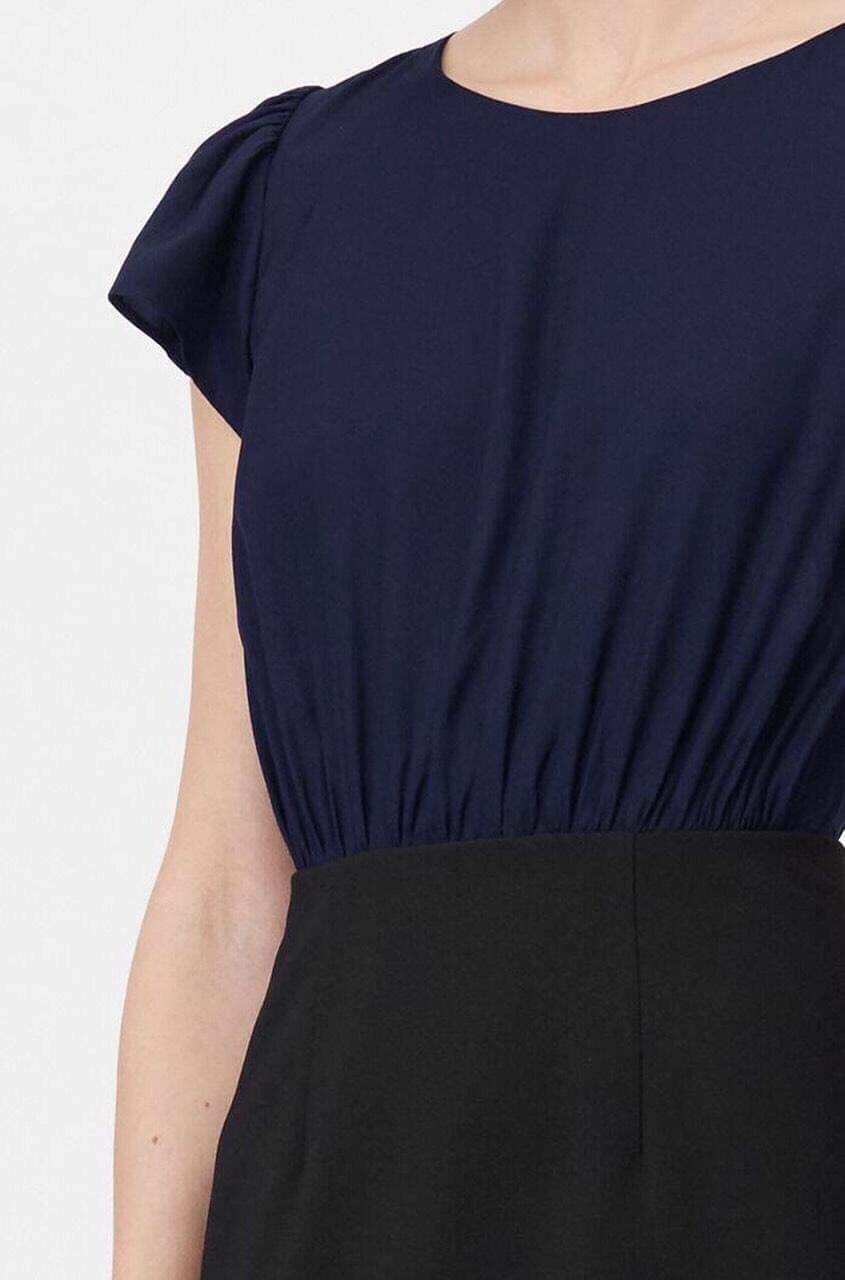 Đầm BCBG xuất xịn, phối màu, form công sở thanh lịch