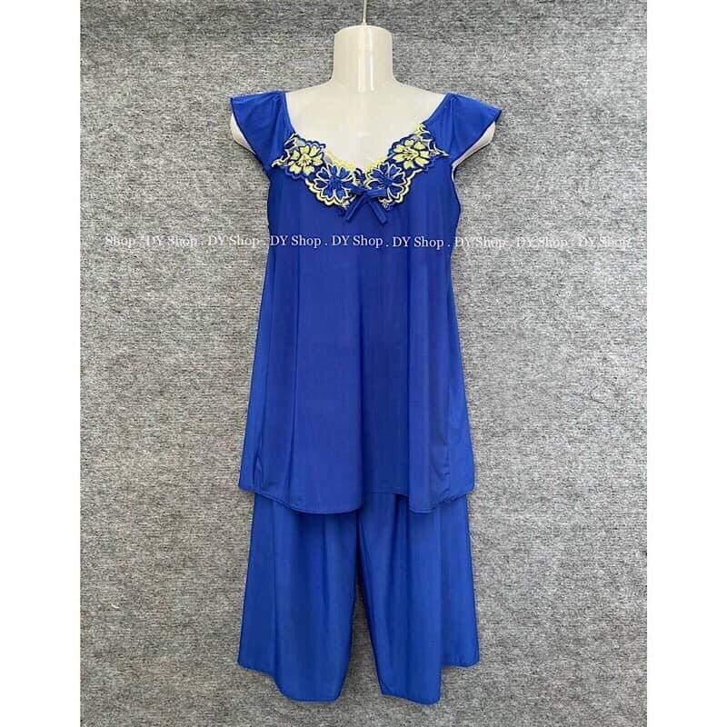 [Có size 45-75kg] Bộ lửng thun lạnh tay cánh tiên