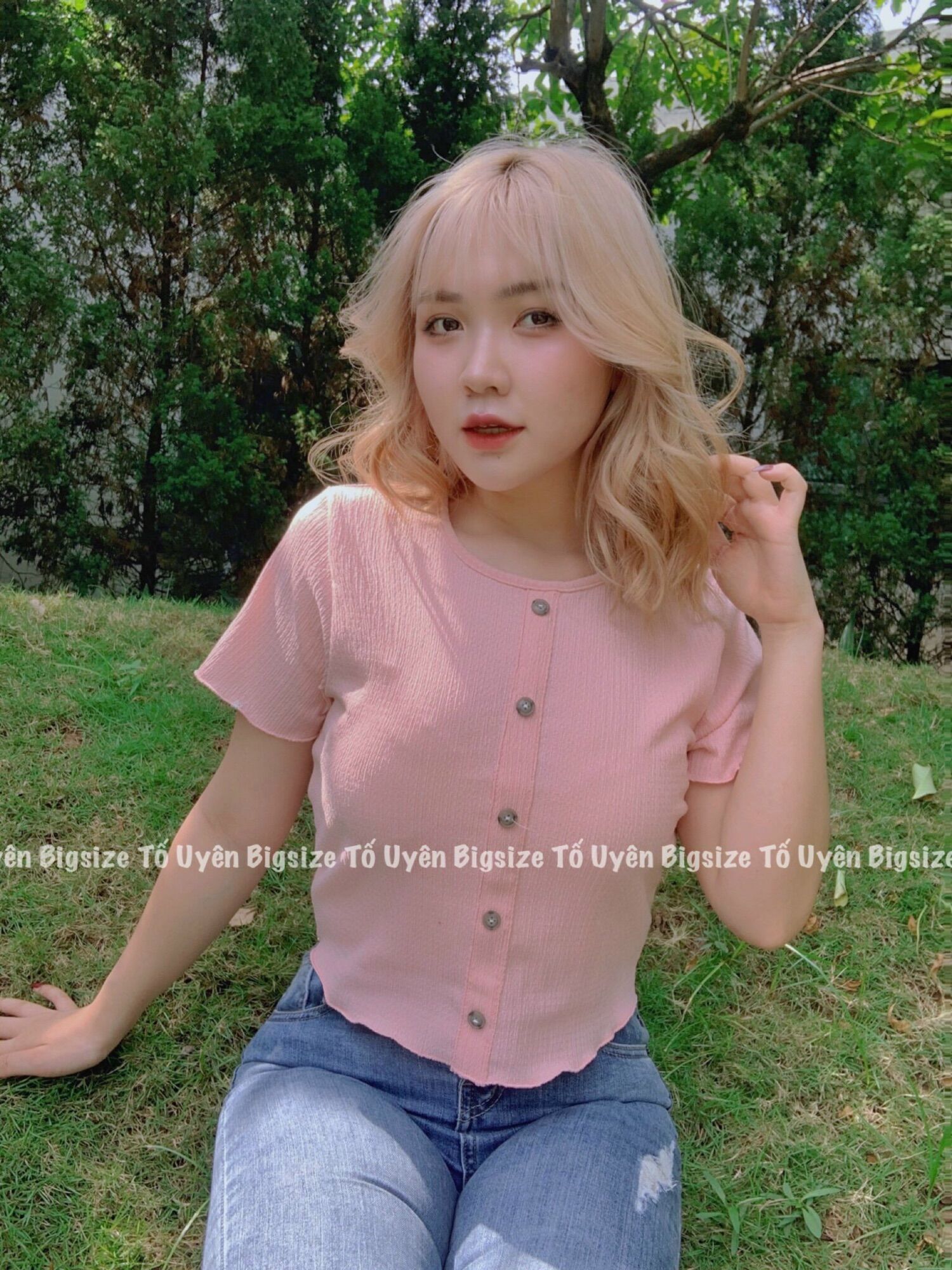 Áo croptop tay cộc cổ tròn phong cách ulzzang #33