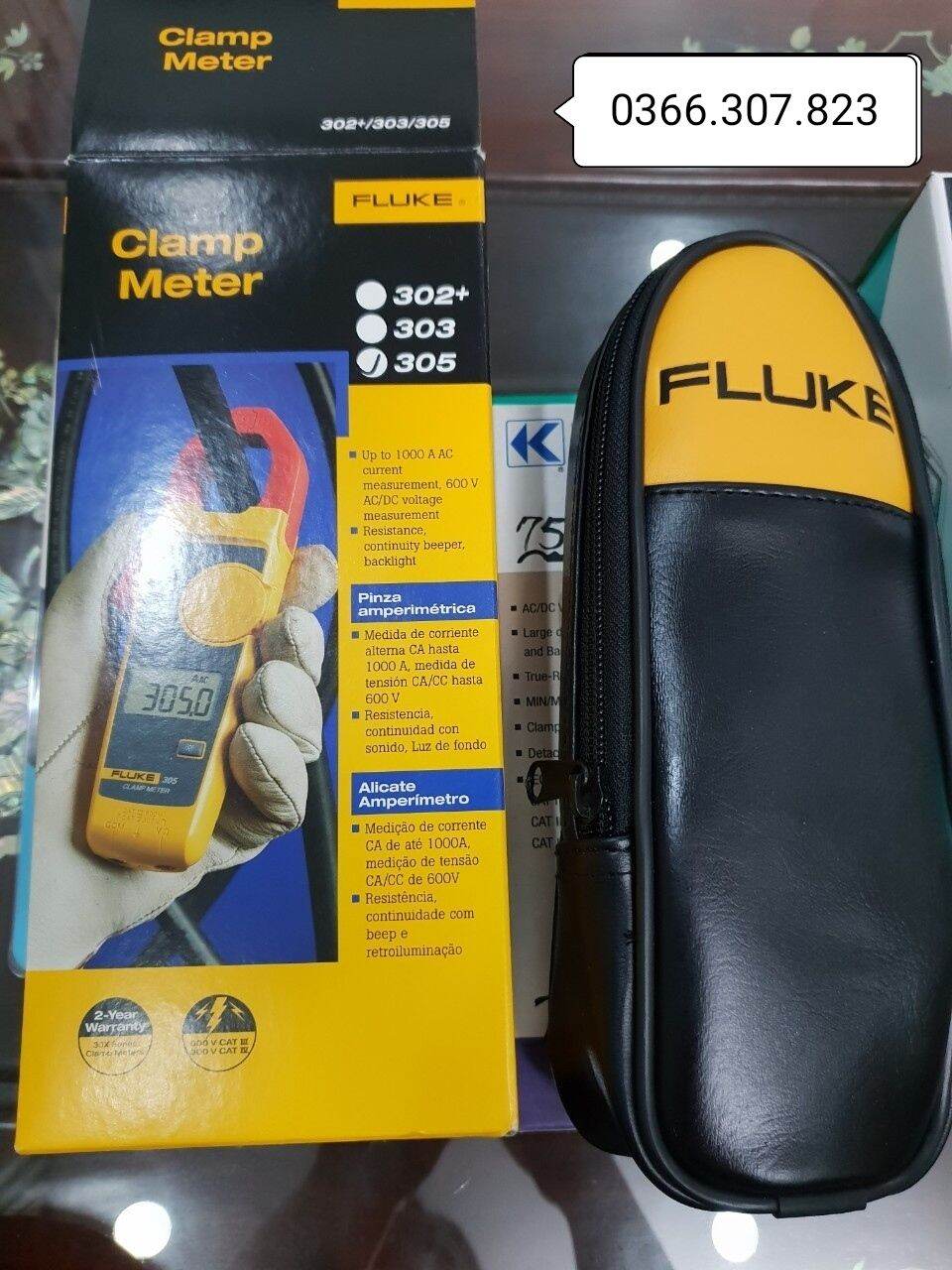 [Hcm]Fluke 305 Ac Current Clamp Meter (1000A)