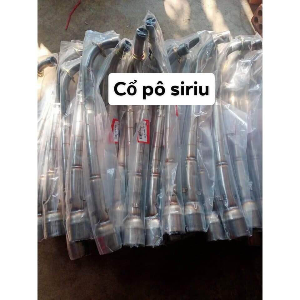 Cổ pô độ 1 khúc inox sirius, wave , cub , dream