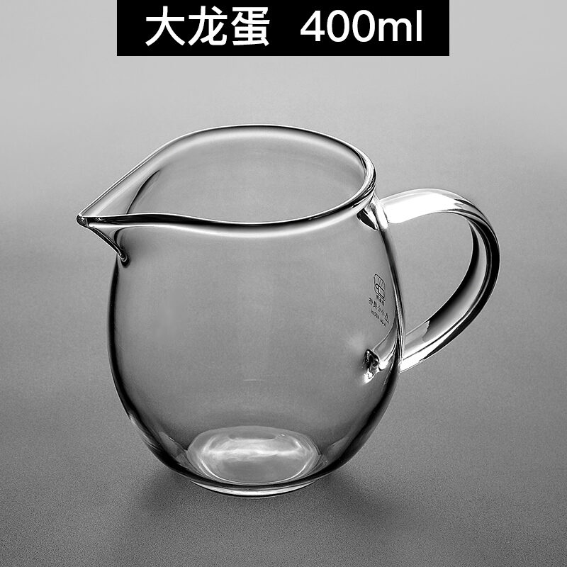 Tang shun Pitcher Glass Thick Heat-Resistant Kung Fu Tea Pot Tea Strainer Set Household Transparent Public Cup Tea Set Accessories