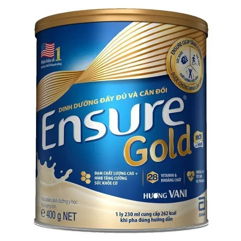 Sữa Bột Ensure gold 400g hương vani - date 2023