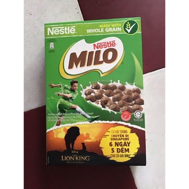 [HCM]Ngũ cốc ăn sáng Milo vị cacao và lúa mạch 330g