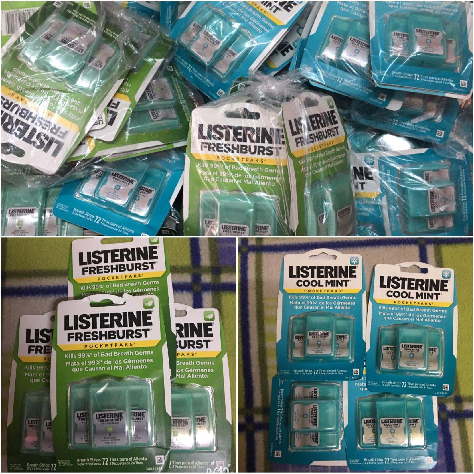 Listerine Miếng Ngậm Thơm Miệng Bạc Hà