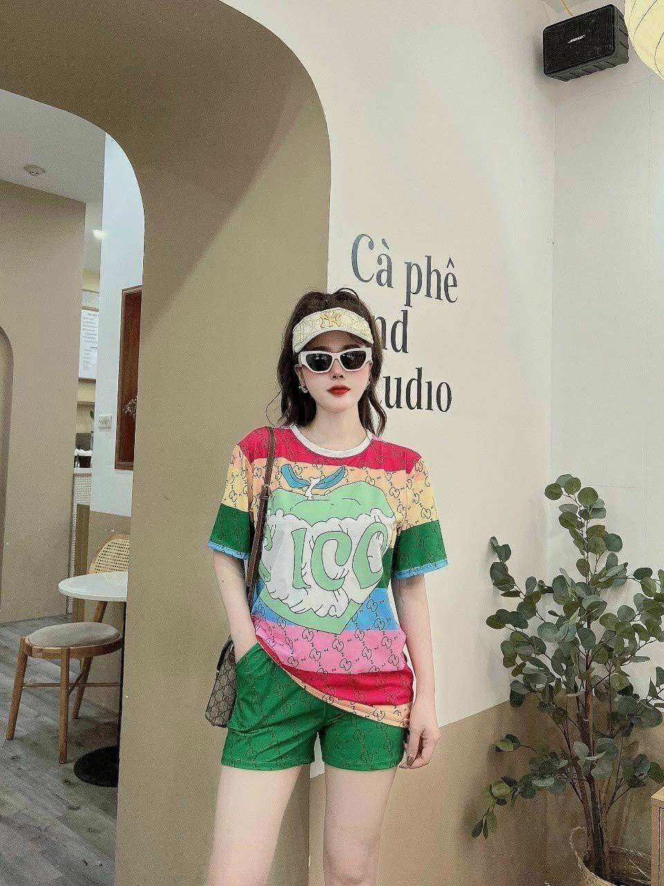 BỘ SHORT COTTON LẠNH PHỐI 3D CAO CẤP