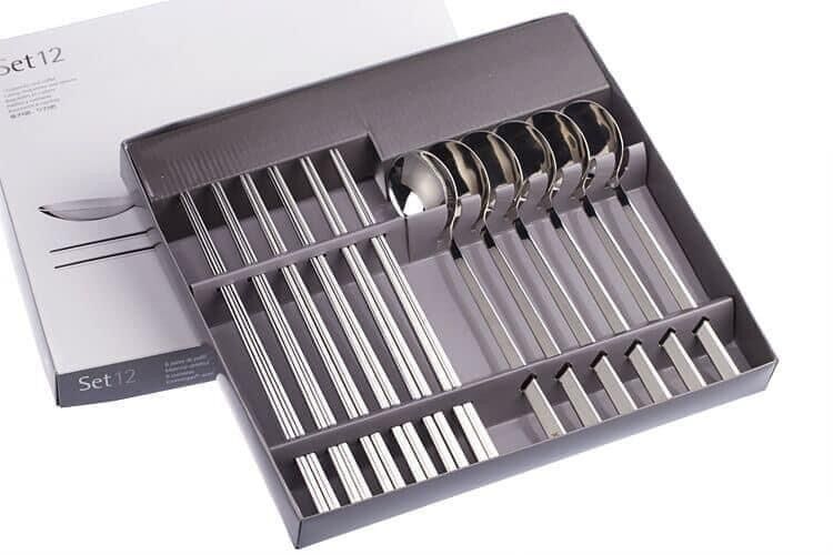 Set đũa thìa xuất inox 304 wmf