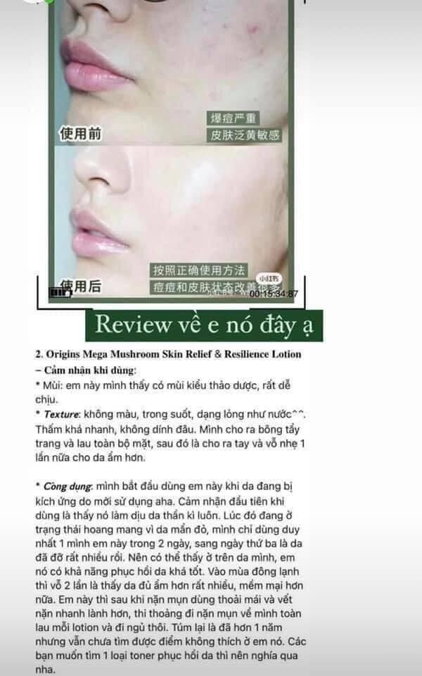 Toner Nấm nhà Origin