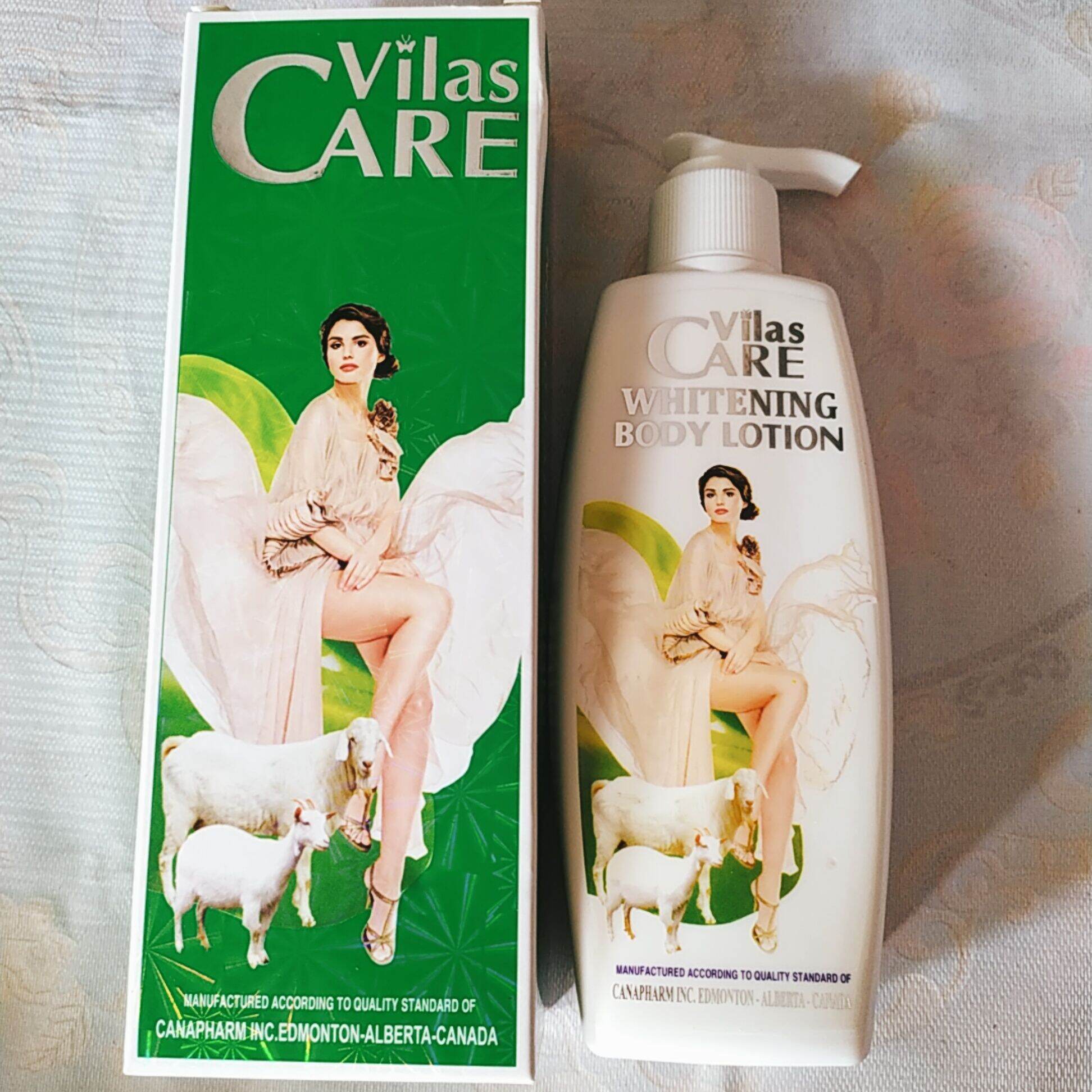 Sữa dưỡng thể vilas care trắng da, dưỡng ẩm - dưỡng thể dê 215 gam