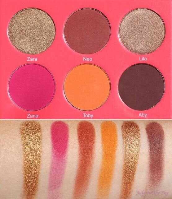 Bảng phấn má hồng kiêm phấn mắt Juvia's place juvias place The Saharan Blush Vol 1 Palette