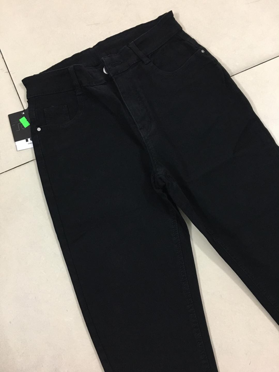 Quần jean baggy bigsize đen co dãn
