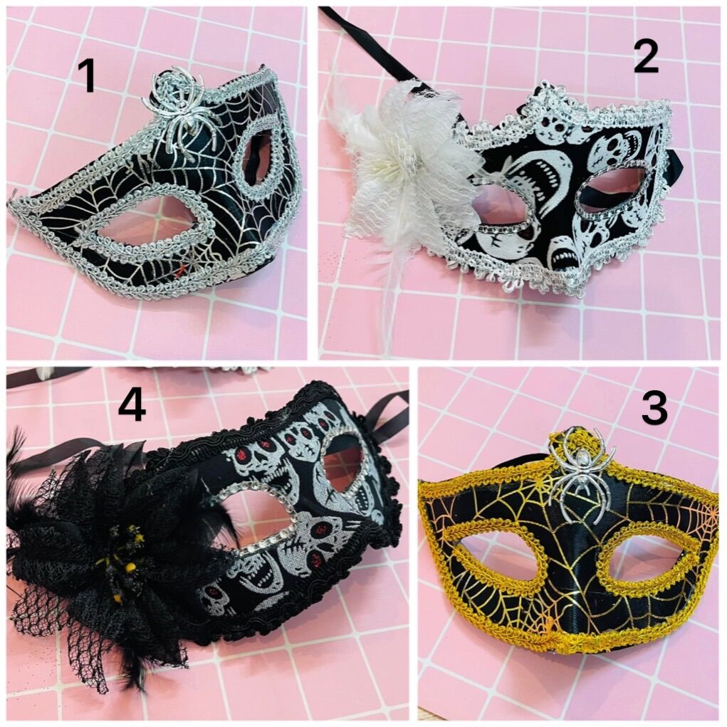 Mặt nạ nửa mặt hoá trang cosplay/ mặt nạ dạ hội
