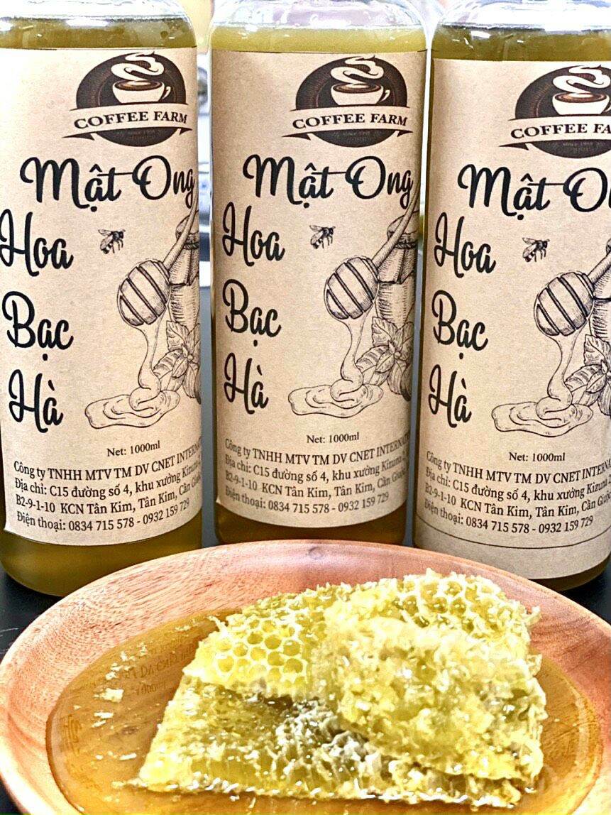 Mật ong hoa bạc hà 500ml