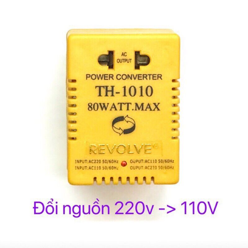 Biến đổi điện 2 chiều 220v ra 110v.biến áp đảo dòng điện công suất 80w-100w-180w