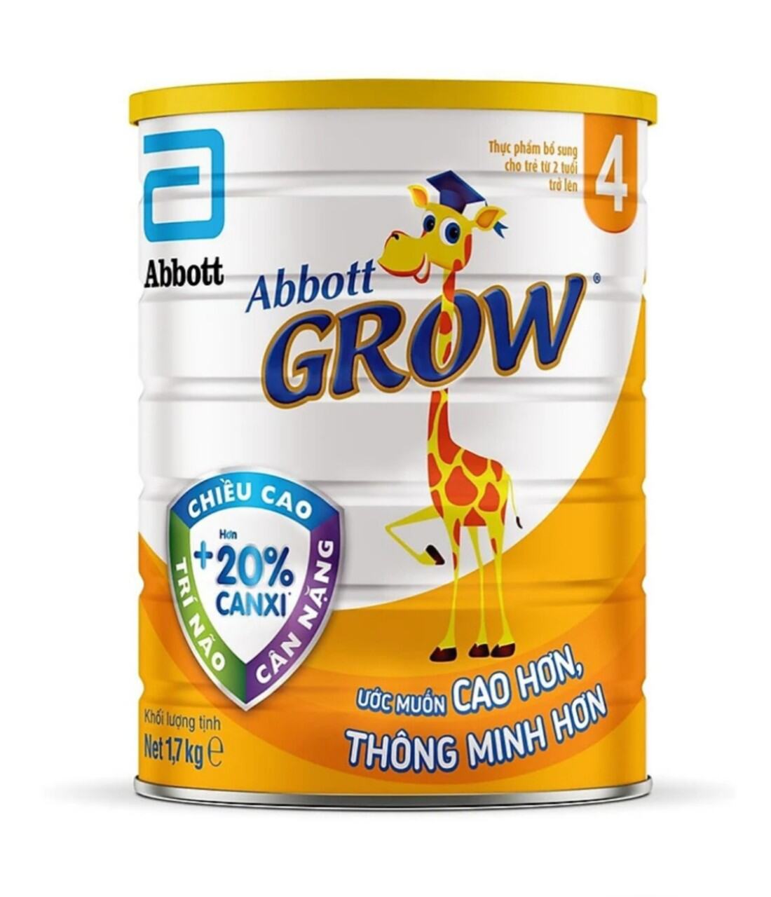 Sữa bột Abbott Grow 4 Hương Vani 1.7kg