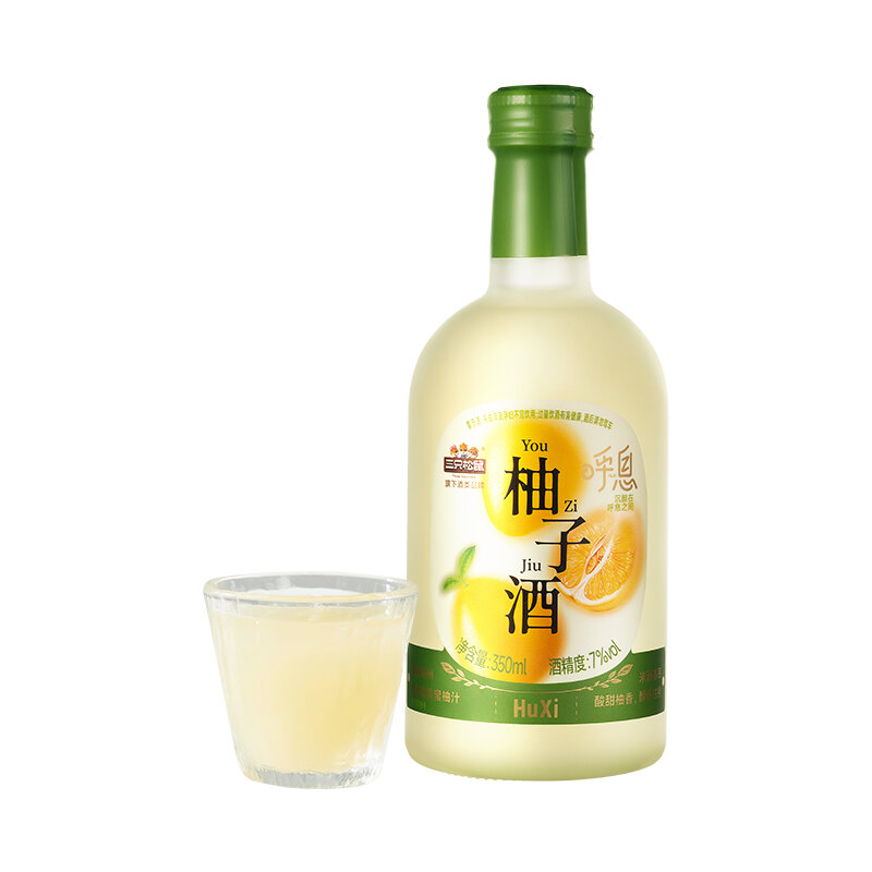 Three Squirrels | Rượu Vang Hương Bưởi Quà Tặng Độ Cồn Thấp 350ml