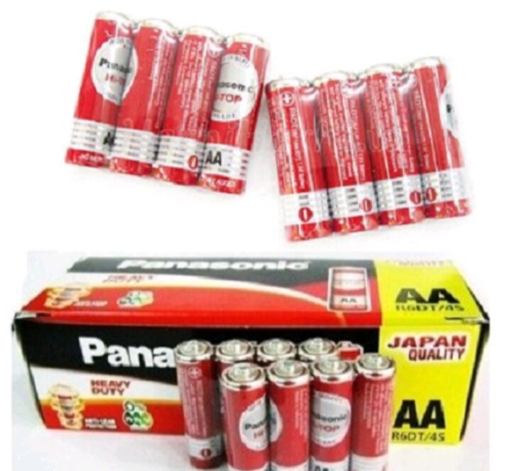 1 vỉ Pin Panasonic AA (1 vỉ x 4 viên)
