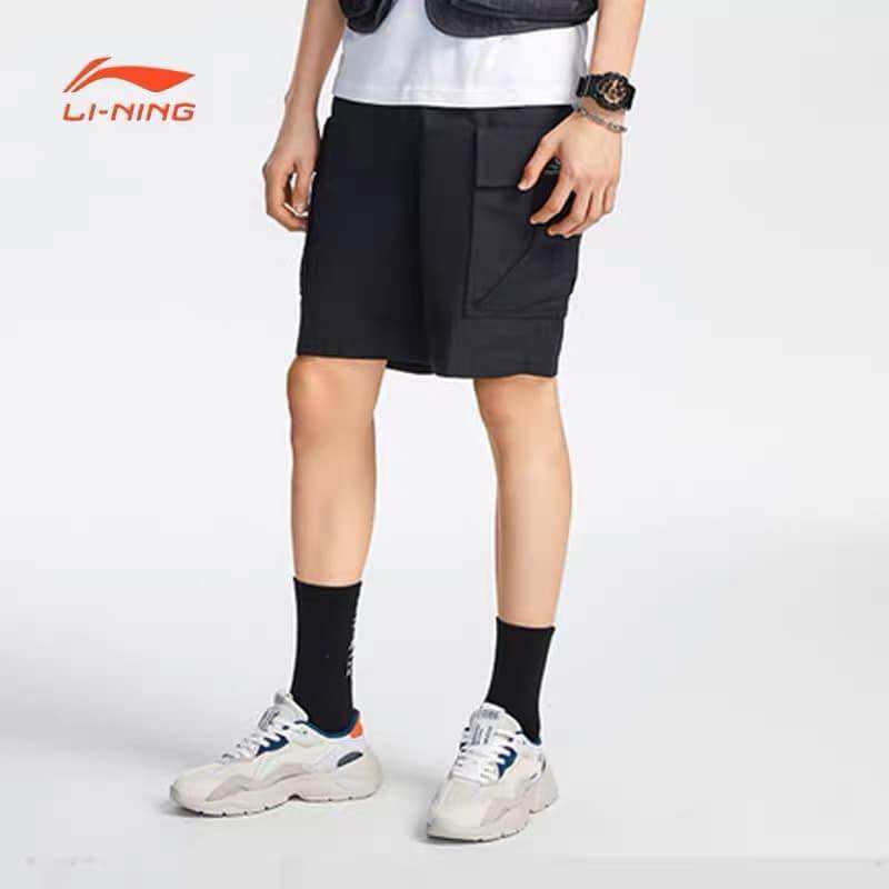Quần short vải thô túi hộp nam lining aksr121-1