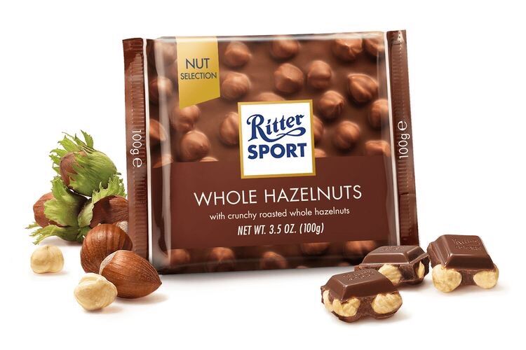 Socola Ritter Sport Các Loại Hạt Thanh 100g (Nut Selection)