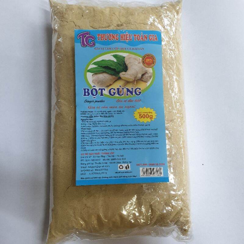Bột gừng nguyên chất toàn gia 500g