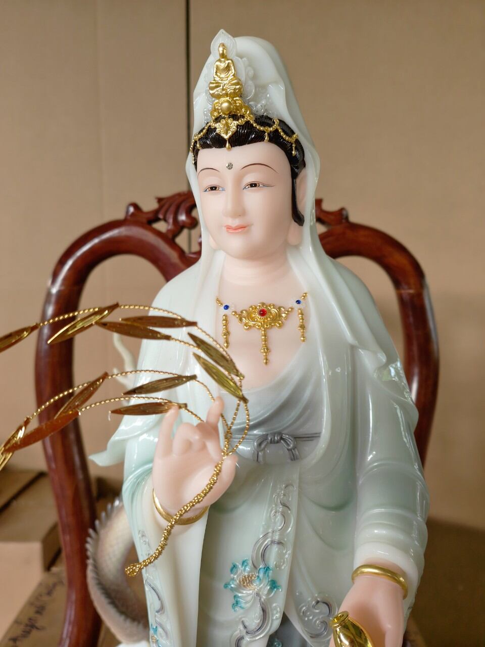 Tượng Quan Âm Nam Hải cao 70cm