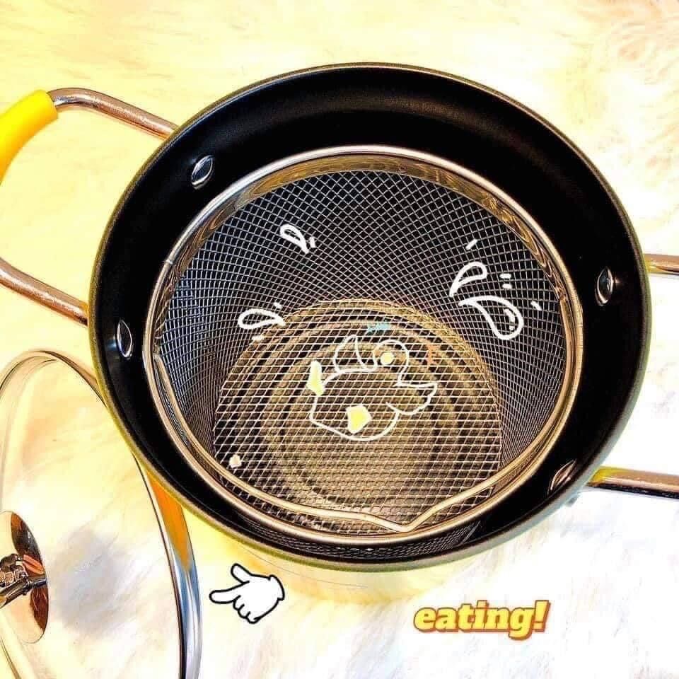 Nồi chiên ngập dầu mini vịt vàng