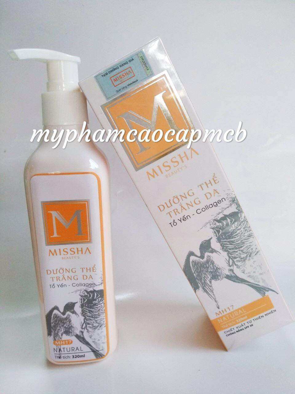 Kem dưỡng thể trắng da toàn thân missha tổ yến