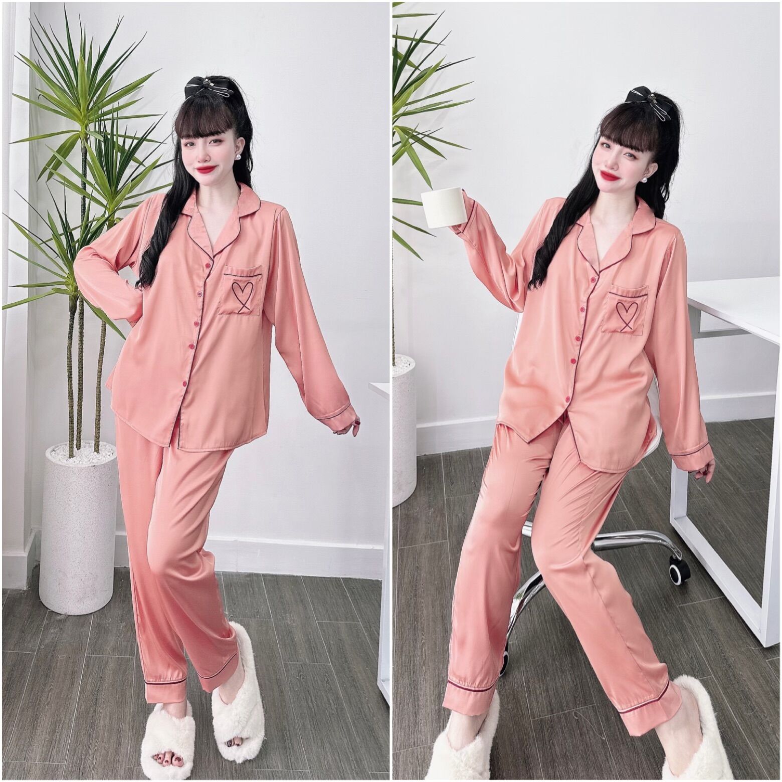 Đồ Bộ Lụa Latin Cao Cấp Bigsize TDQD