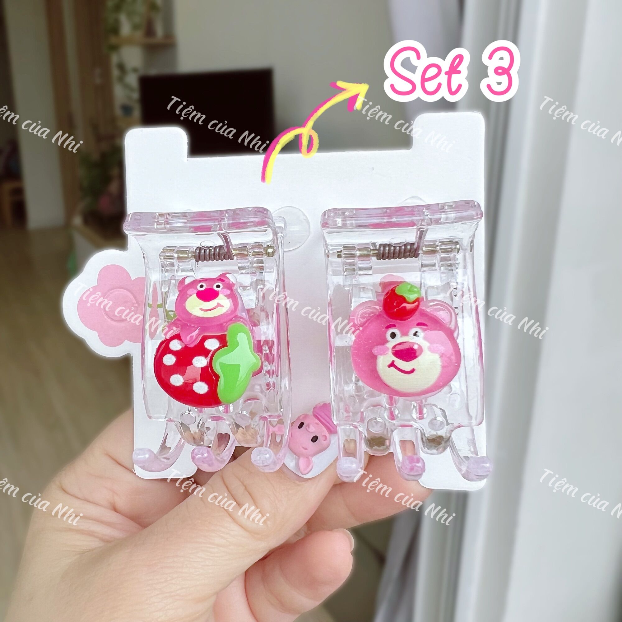 KẸP CÀNG CUA 5 RĂNG GẤU DÂU LOTSO