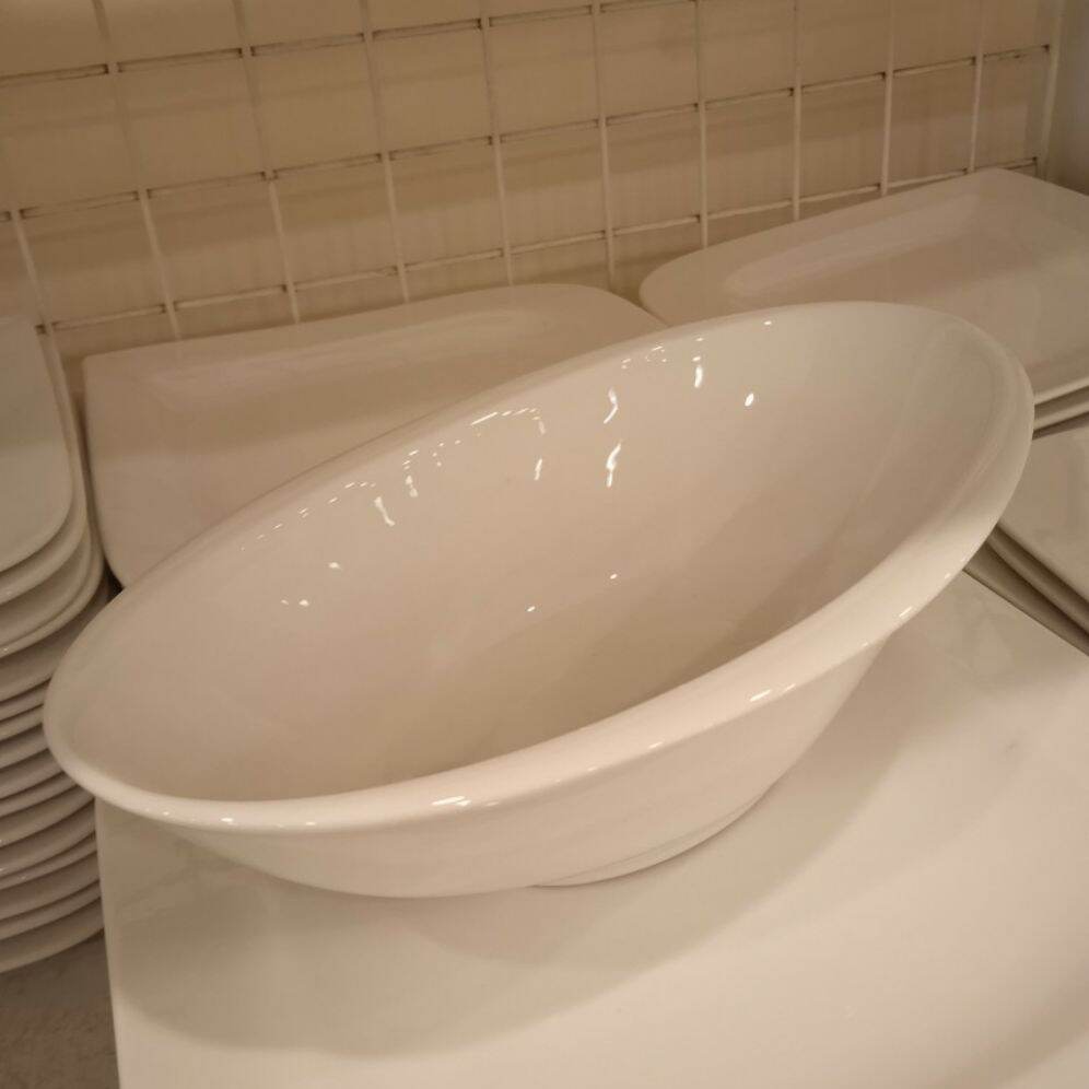 Tô oval 24cm - gốm sứ minh long