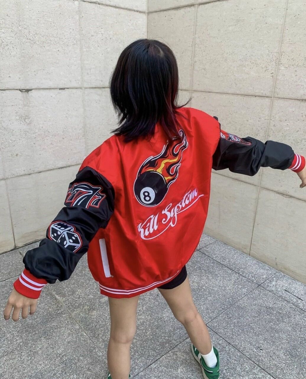 BILLIARD VARSITY JACKET KILL BILLIARD
