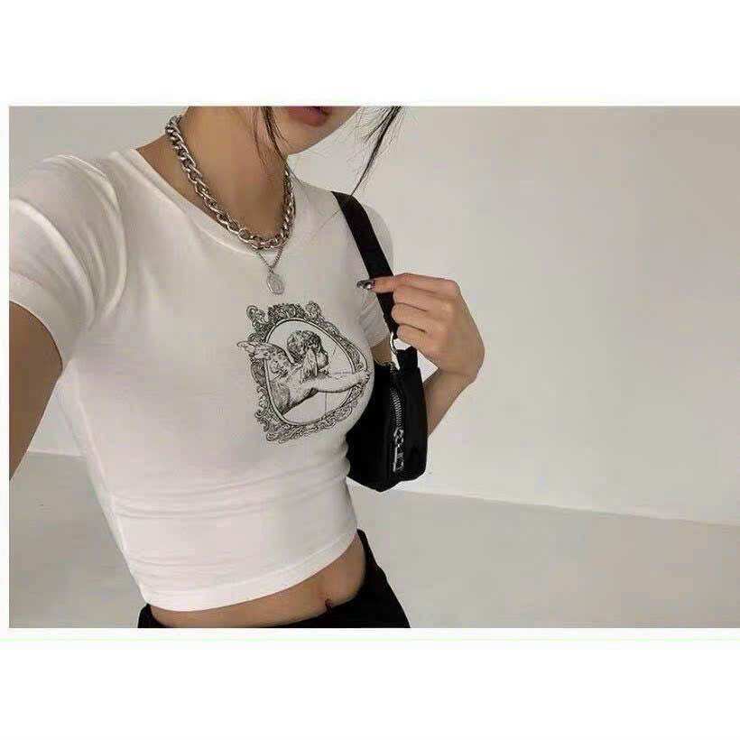 ÁO CROPTOP EMBE DƯƠNG CUNG UN