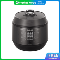 Cuckoo | Nồi cơm điện áp suất Cuckoo Twin Pressure 10 người dùng, dùng cho bếp từ, màu Đen Lumi, model