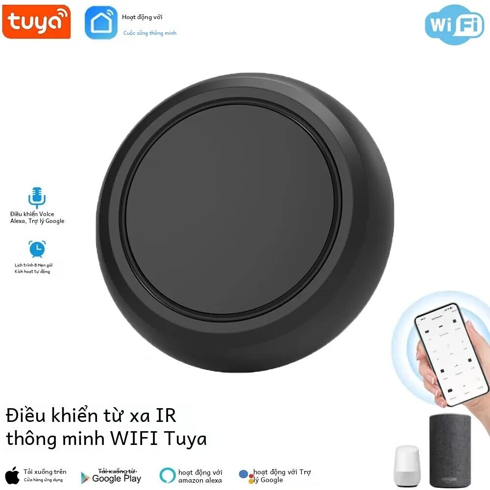 Tuya Wifi Thông Minh Điều Khiển Từ Xa Hồng Ngoại Đa Năng Blaster Cho Ac Tv Dvd CD Aud Sat Điều Khiển Tại Nhà Tương Thích Với Alexa Và Google Trợ Lý