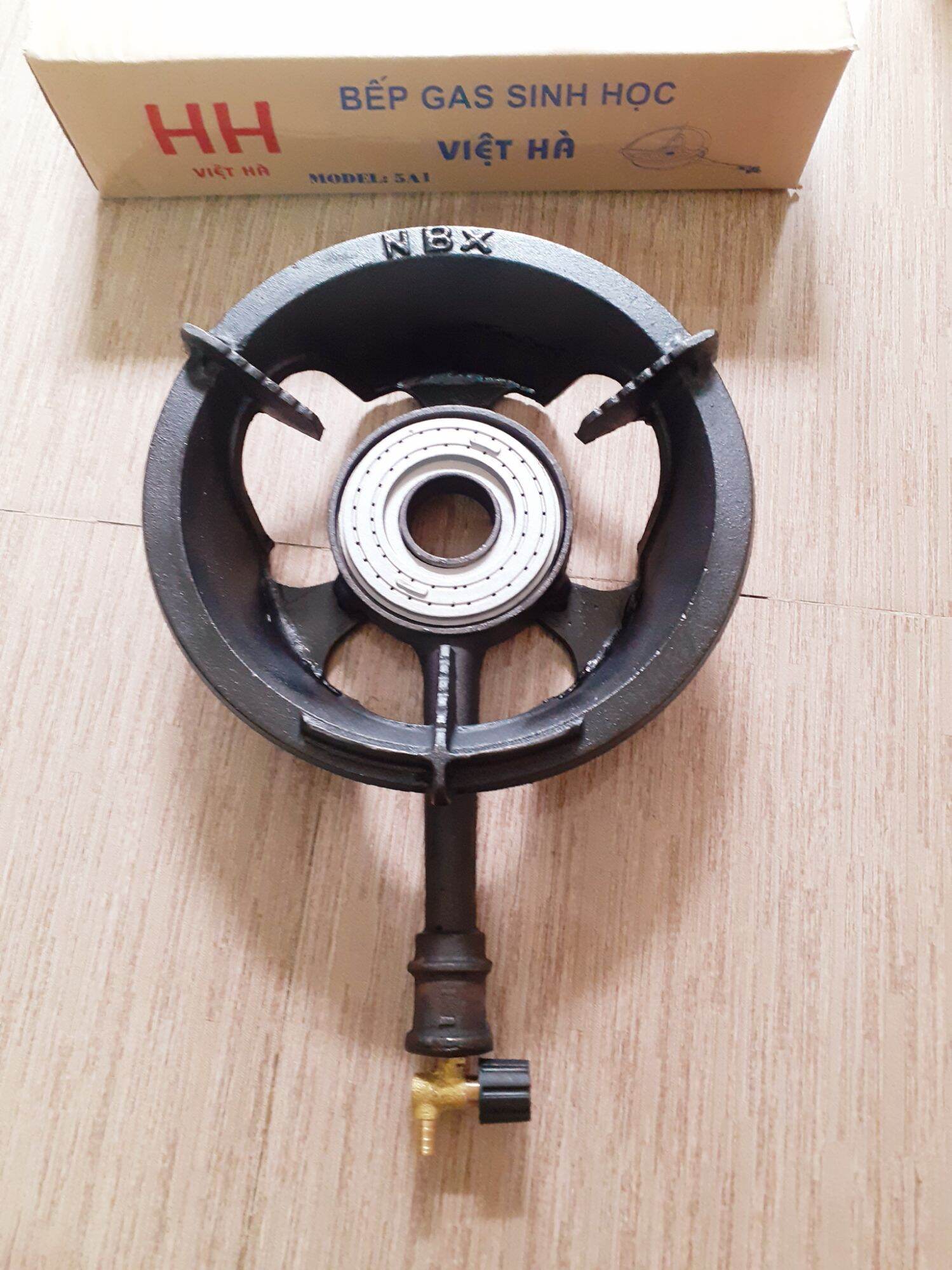 Bếp bioga đơn gang sử dụng khí sinh học biogas