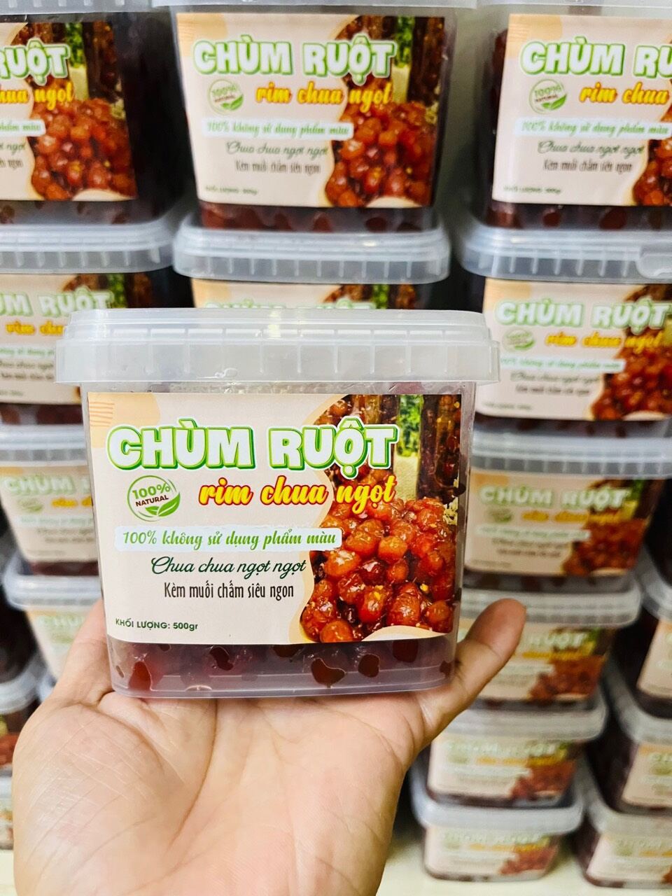 Chùm ruột ngào đường - Rim chua ngọt 500gr🍒