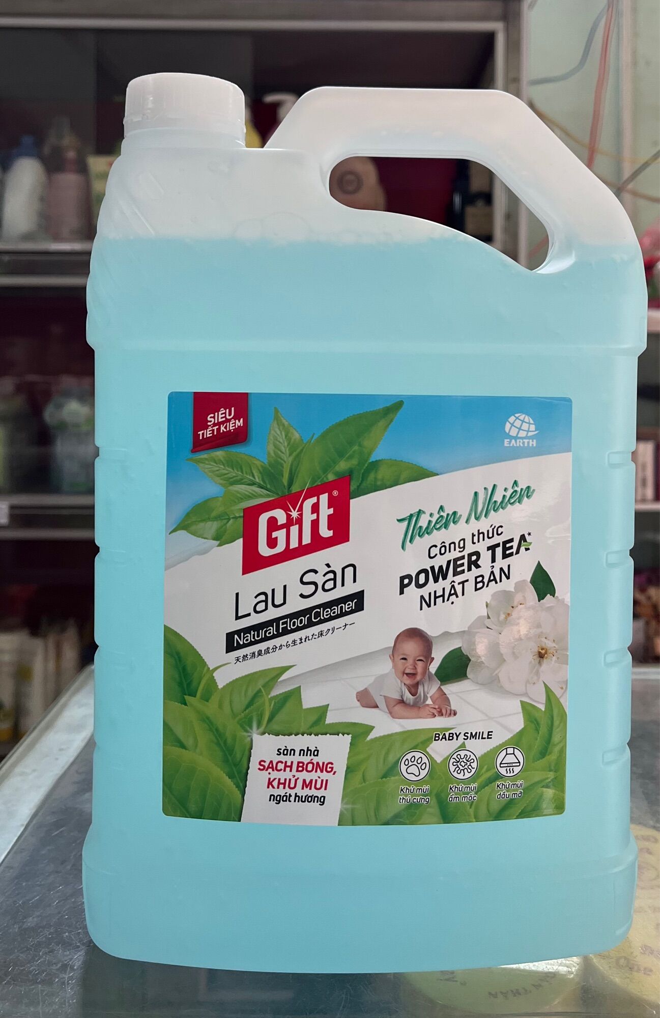 NƯỚC THƠM LAU SÀN GIFT 3,8kg - 3
