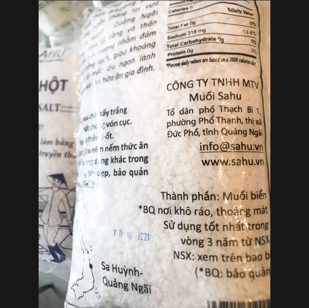 muối hột sahu tự nhiên quảng ngãi