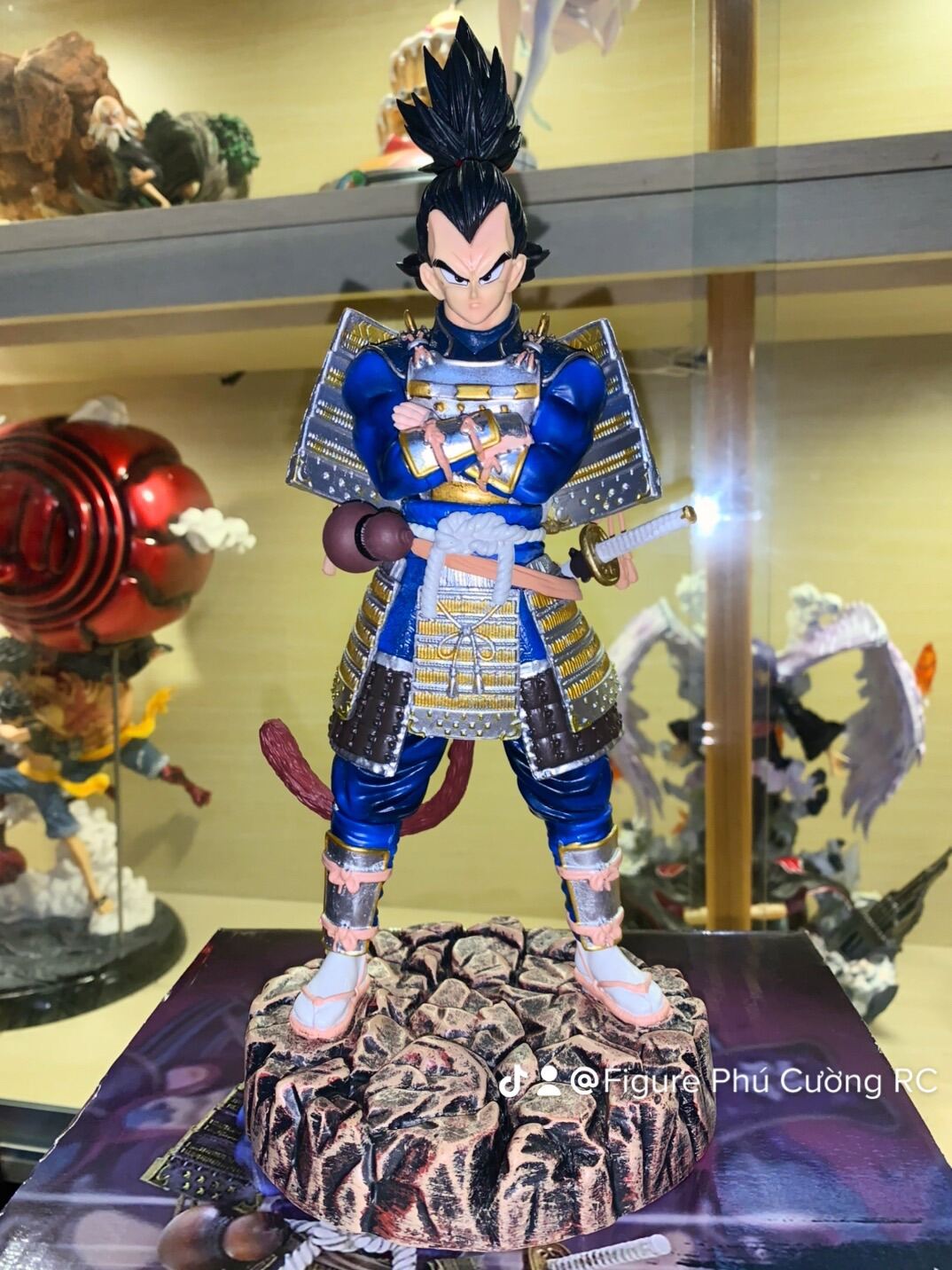 Mô hình Songoku samurai tóc đen 29cm Dragon ball  Mô hình trang trí