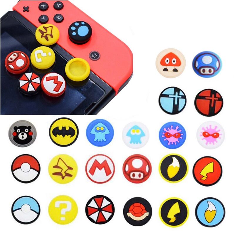Núm bọc cần Nintendo Switch Joycon và Lite set 2 núm tự chọnw