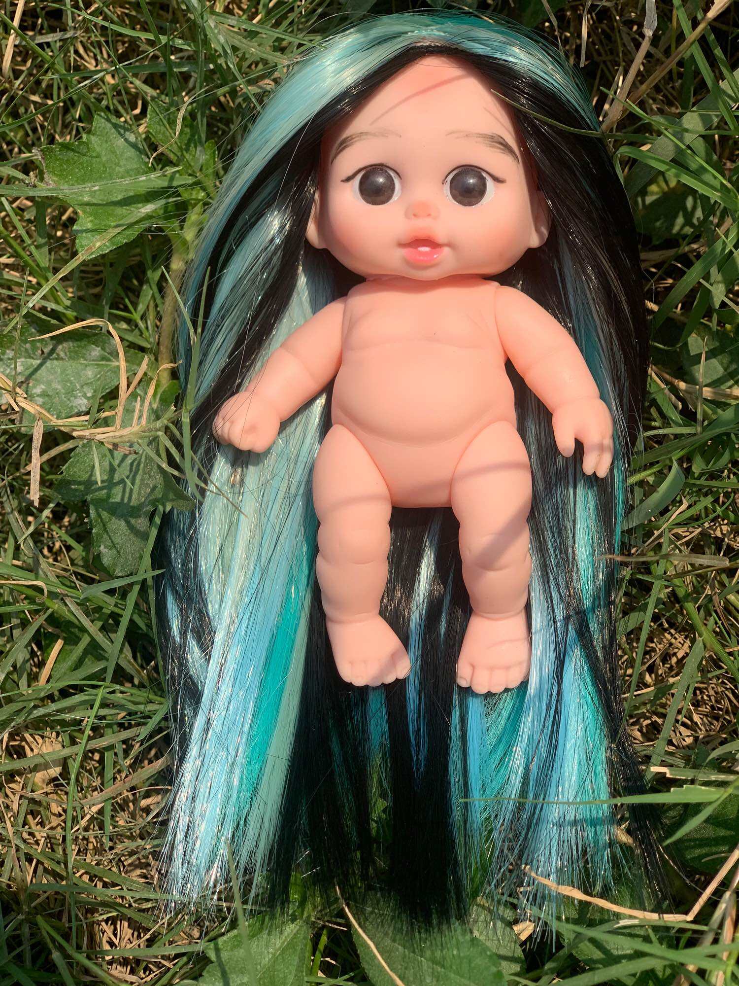 Doll 5in. Búp bê 5in đã make up và làm tóc xinh