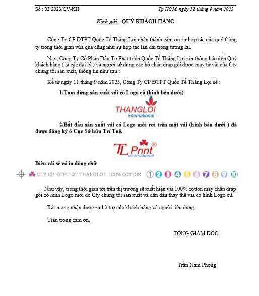 [Chính Hãng TL] Bộ Ga Gối - Chăn/ Mền Cotton Thắng Lợi